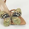 Элегантные босоножки с острым носком, женские туфли-лодочки, модные, с украшением в виде бабочки, летние, на высоком каблуке, роскошные, банкетные, брендовые, туфли для платья, женские