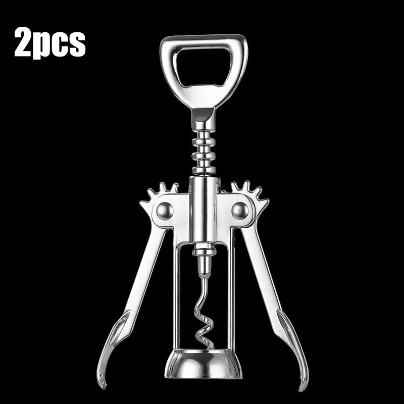 Red Wine Bottle Opener Beer Driver SteelWine Corkscrew Wine Opener Multifunctional Stainless Corkscrew Kitchen Supplies 6