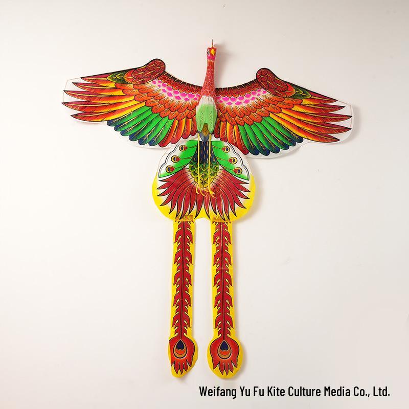 Phoenix Peacock Children's Easy-to-Fly Bamboo Kite with Light Breeze Design