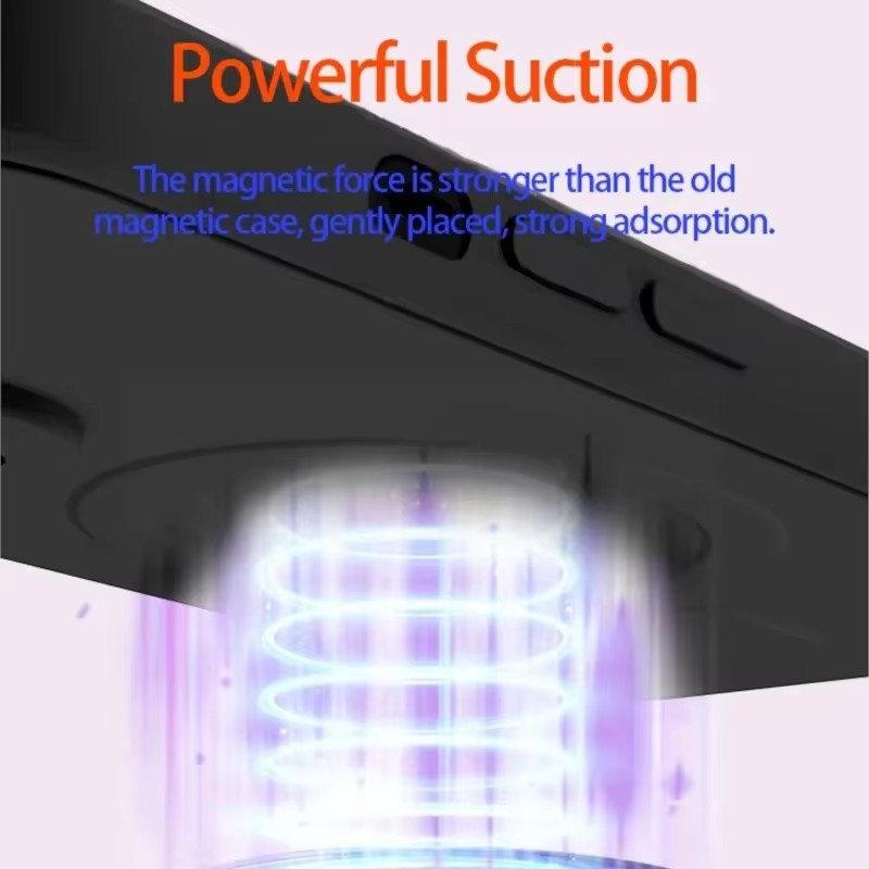 Жидкий силиконовый магнитный беспроводной зарядный чехол для Samsung Galaxy S24 Ultra S23 FE S22 S21 Plus Magsafe противоударный чехол