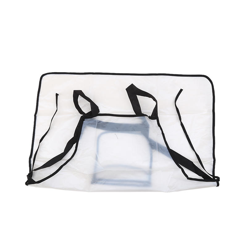 Водонепроницаемый рабочий фартук прозрачный черный белый маслостойкий кухонный фартук чистящие средства милый мультяшный мишка грязеотталкивающий фартук из ТПУ