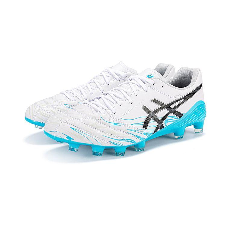 Asics Легкие X-Fly 5 Limited для искусственного газона Hg (Резиновые короткие шипы) Мужские футбольные бутсы из синтетической кожи Белые Черные 1101A050-110