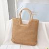 Spring And Summer Popular New Large Capacity Straw Woven Bag Holiday Beach Bag Women Versatile INS Handmade Shoulder Bag Tote Bag