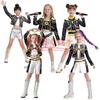 Girls K-pop Rumi Zoey Cosplay Huntrix Costume 3D Print Demon Hunters Rumi Mira Stage Costumes Kids Halloween Party Clolthes