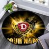 Custom Name Dynamo Dresden Round Area Rug,Carpet Rug for Living Room Bedroom Sofa Playroom Decor,Non-slip Floor Mat
