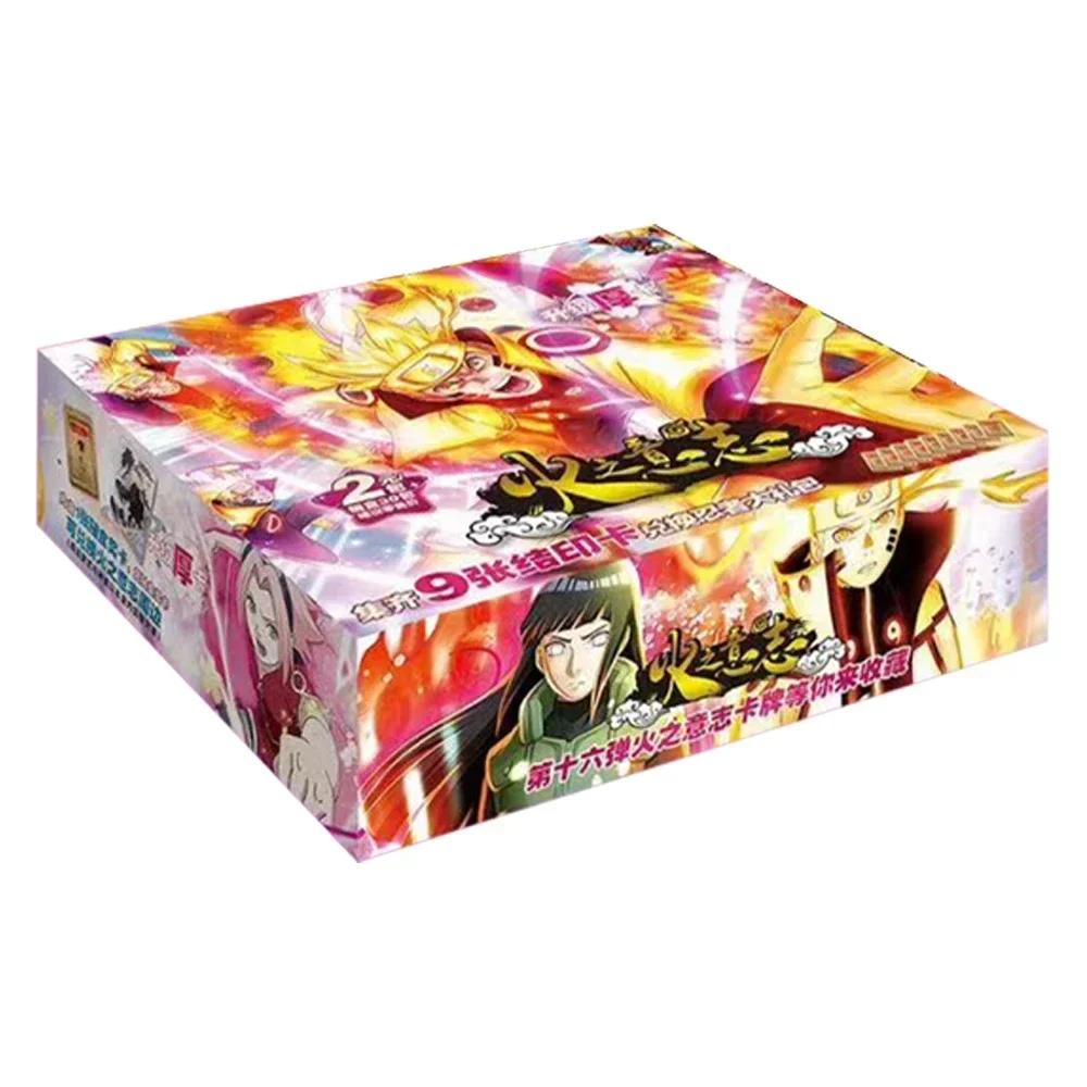 Naruto Card Will of Fire Commemorative Edition Cards Rare SSP Cards Popular Deluxe Anime Peripherals Collection Card Toy Gift