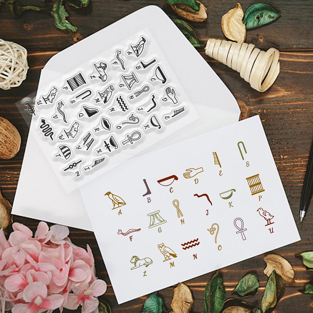 PVC Plastic Clear Stamps for DIY Scrapbooking Photo Album Decorative Cards Making Mixed Shapes 160x110mm