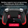 Игровой контроллер для PS4, совместимый с PS4/Slim/Pro/ПК, с 360° джойстиком/двойной вибрацией/6-осевым гироскопом