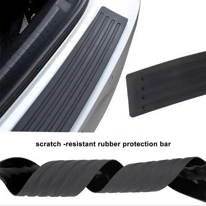 Car Trunk Sill Anti-scratch Guard Strip For JEEP Avenger - Rear Bumper Rubber Protector Decorative Cover Sticker