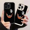 JT307 Ленивый Астронавт для iPhone 17 16 15 14 13 Pro Max Samsung S26 S25 Ultra A17 A16 A07 A56 A13 A14 A15 Xiaomi 15T Redmi 15c Note 14 Мягкий Чехол