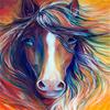 Full 5D Diy Diamond Painting Cartoon Animal Horse Mosaic Embroidery Cross Stitch Home Decor Handmade