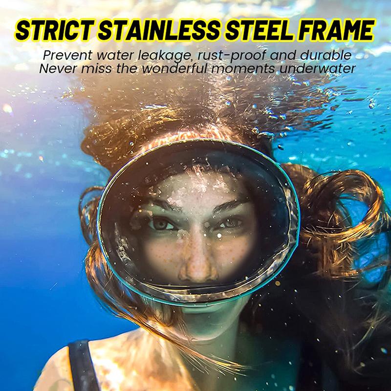 1 шт. Профессиональные маски для подводного плавания, силиконовые маски для дайвинга с защитой от запотевания для взрослых, очки для плавания, рыбалки, для мужчин и женщин