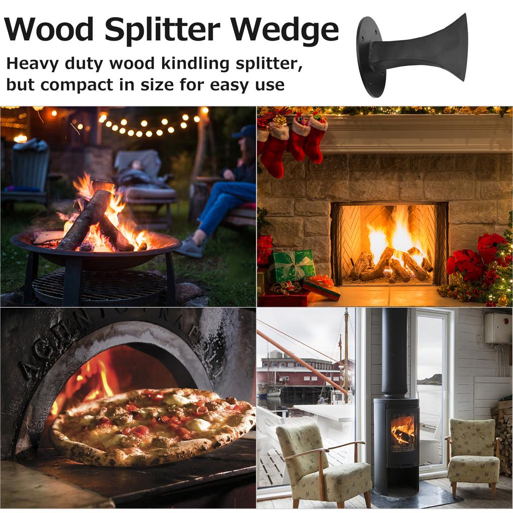 Клиновой дровокол, сверхмощный небольшой разветвитель для разжигания дров, ручной разделитель бревен для небольших