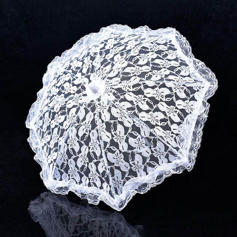 Кружевной свадебный зонтик для съемки, женский костюм, аксессуар, украшение для свадебной вечеринки, реквизит для фотографий