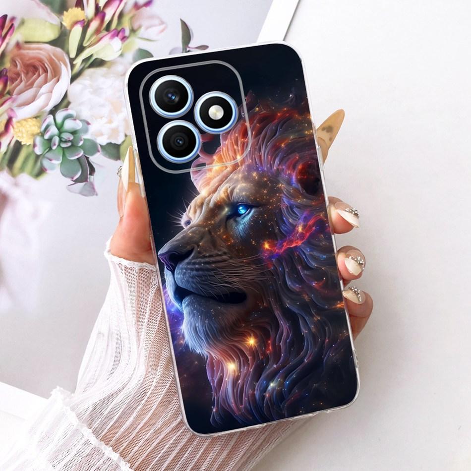 Для Honor X8d 2026 Крутой Чехол для Телефона с Рисунком Дракона и Тигра Для Honor X8D 4G Мягкий Силиконовый TPU Чехлы Бамперы