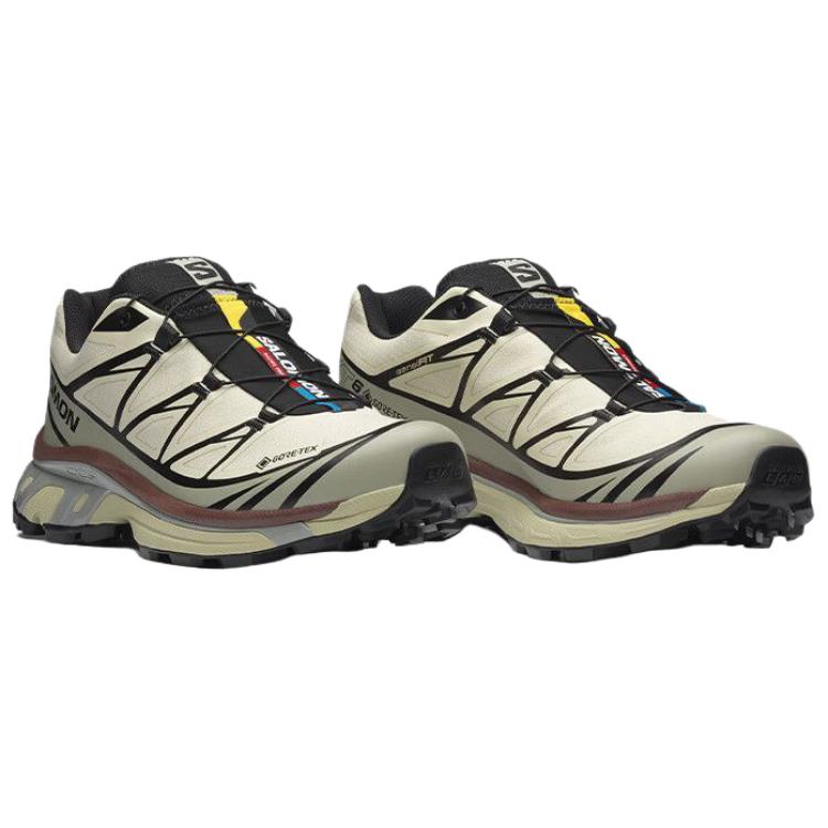 SALOMON Кроссовки унисекс XT-6 GORE-TEX Aspargus Green Tea Chocolate L49202200