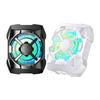 Rechargeable Phone Radiator Low-Noise Wireless Magnetic 3 Speeds Adjustable Gaming Phone Cooling Fan with LED Lights