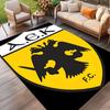 AEK Athens FC Print Rug, Washable Floor Carpet, For Entryway Dorm Laundry Room Office Study, Home Decor Birthday Christmas Gift