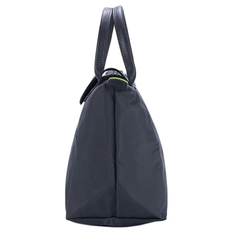 LONGCHAMP Le Pliage Green Eco Friendly Canvas With Leather Tote Dumpling Bag Handbag Small Women's Graphite Gray 1621919P66