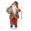 Christmas Santa Claus Decoration Desktop Santa Claus Figure Lifelike Santa Doll Home Ornament For