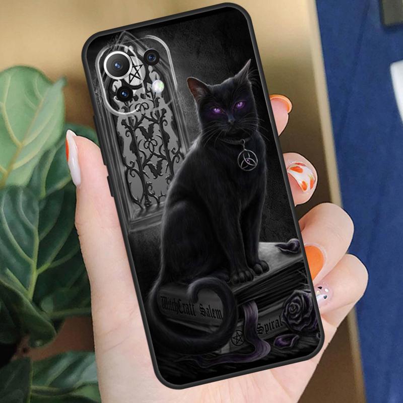 Halloween Moon Witch Horror Case For Xiaomi 15T 14T 13T Pro 14 15 Ultra 17 Pro Max POCO X7 F8 Pro X5 X6 F5 F6 F7 Coque