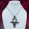 Mother Of Pearl Pendant Copper Wire Wrapped Cow Face Jewelry Gemstone Pendant