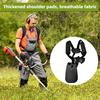Universal Trimmer Harness Adjustable Strimmer Harness Padded Double Shoulder Straps with Belt for Brush Cutters Garden Grass Trimmer