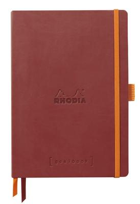 Rhodia Rhodia Rama Блокнот для целей в точку 240 Итальянская кожа CF117801 Блокнот, A5, Сетка, Страницы, Обложка, Накара,