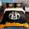 3pcs Juventus Football Club Printed Bedding Set Duvet Cover Closure Includes 1 Duvet Cover & 2 Pillowcases Bedding Sets Home Decor Gifts