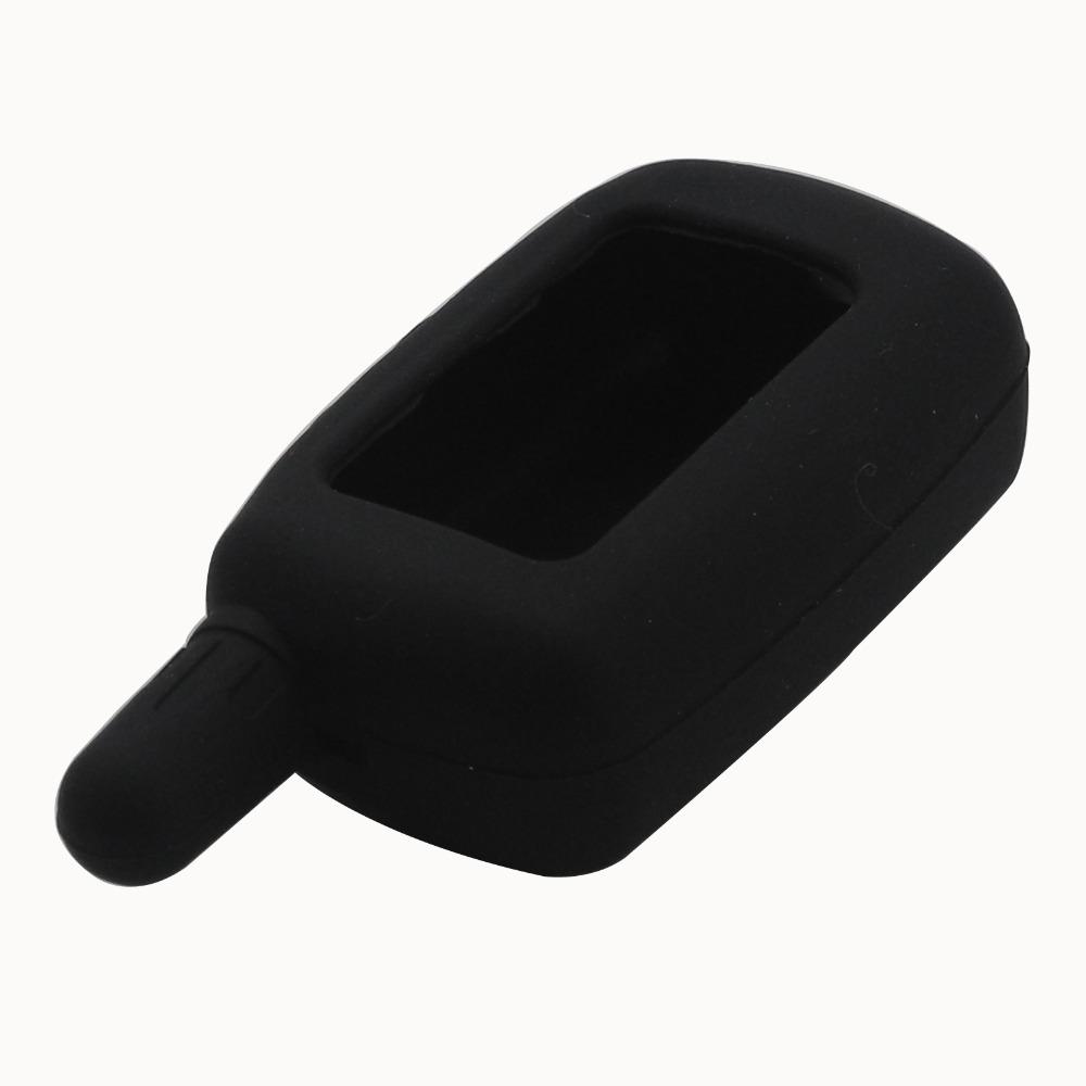 Jingyuqin Пульт 3 Кнопки Стильный Чехол-Кейс Для Startline A9 A8 A6 ЖК Держатель Ключа Брелок Российская Двусторонняя Сигнализация Брелок-Кольцо