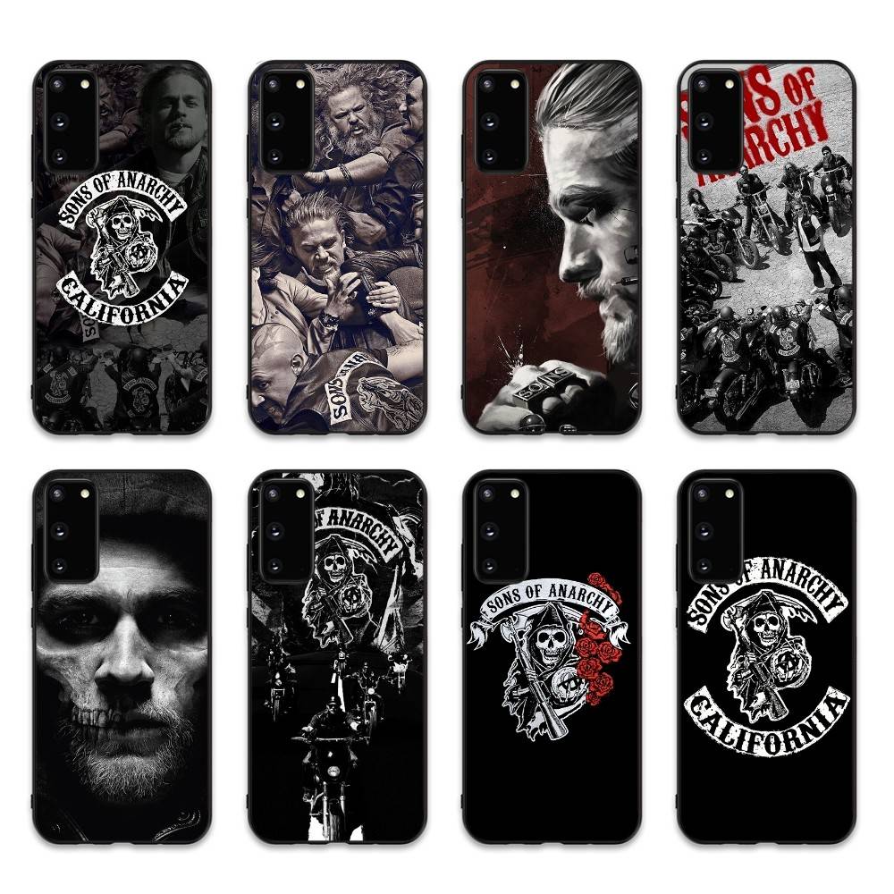 Чехол для телефона с изображением сериала «Сыны анархии» Crime For Samsung S 24 Fe 25 Ultra Plus 20 Lite 21 30 22 23 24 22 Ultra 5G Fundas