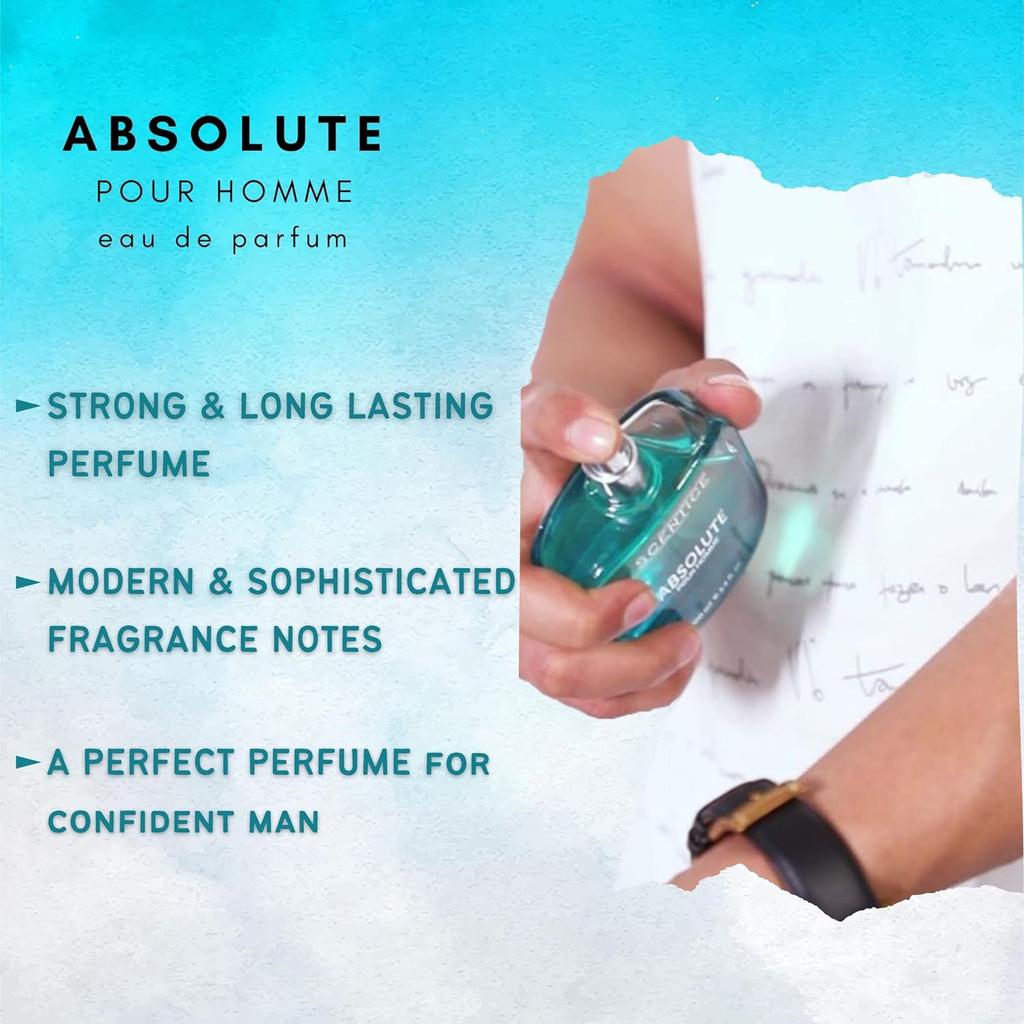 Scentice Absolute Pour Homme Eau Dep Parfum | Стойкие духи для мужчин - 100 мл