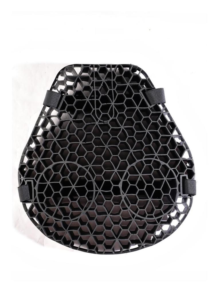 Double-Layer Honeycomb Gel Seat Cushion for Motorcycles - Soft, Comfortable, and Fits Various Models