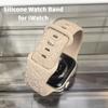 Rose Silicone Strap for Apple Watch- Soft Silicone Creative Rose Embossed Watch Band for iWatch S10/9/8/7/6/5/4/3/2/1/Se/Ultra/Ultra2 49mm 46mm 45mm