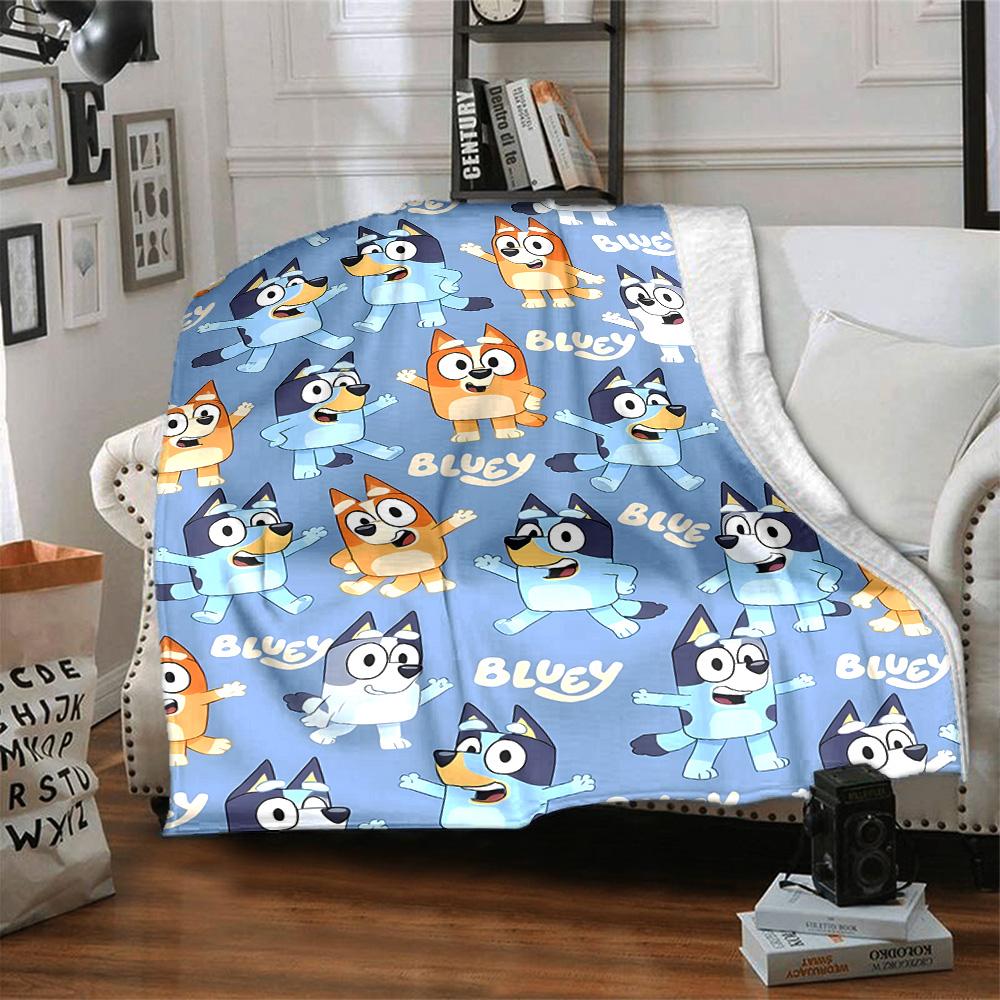 1pc B-Blucy Blanket, Gift, for Men and Women, Soft Blanket, Good for Sofa Bed Couch Travel, Lightweight Flannel Blanket
