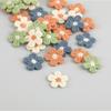 Colorful Flower Shaped Sewing Accessories DIY Handmade Crafts Appliques Patches Headwear Badge