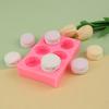 1 шт. Трехмерная силиконовая форма для макарон, мыло ручной работы, легкая глина, имитация гамбургера, силиконовая форма