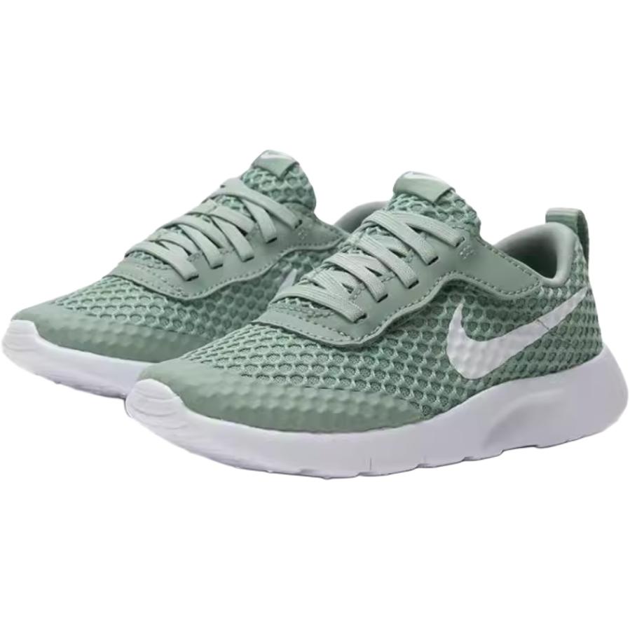Nike Tanjun Easy On Тканевые Удобные Универсальные Дышащие Низкие Кроссовки для Бега Детские кроссовки Зеленые HQ2706-003
