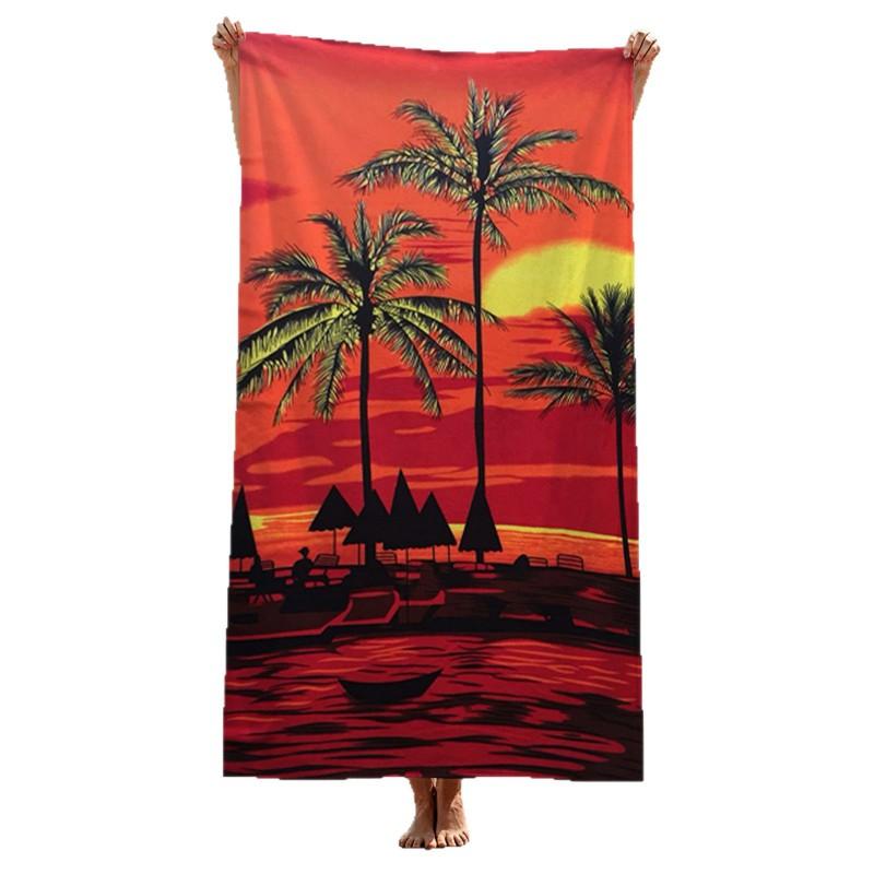 Ultra Absorbent Quick Dry Microfiber Beach Towel 70x140cm Lightweight Travel Bath Pool Ocean Camping