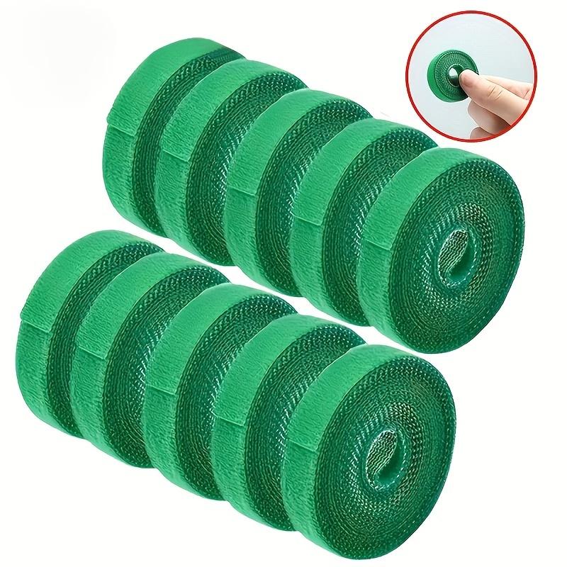 20 шт. Подвязка для растений Многофункциональная самоклеящаяся Нейлоновая кабельная стяжка с крючком и петлей Поддержка Садовый шпагат Бандаж Многоразовая застежка Лента Полоски