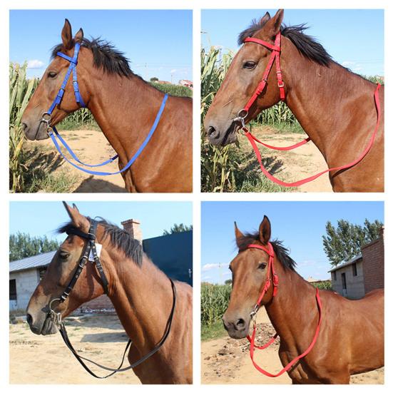 Недоуздок для лошади с регулируемым подбородком, плюшевый недоуздок, тренировочное оборудование для лошадей, конный спорт