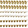 JINTONG Dremel Rotary Tool Brushes, 3 Types of Brass Wire Brushes, Wire Wheel Brushes, Polishing Brushes, Grinding Brushes, Bristle Polishing Brushes,
