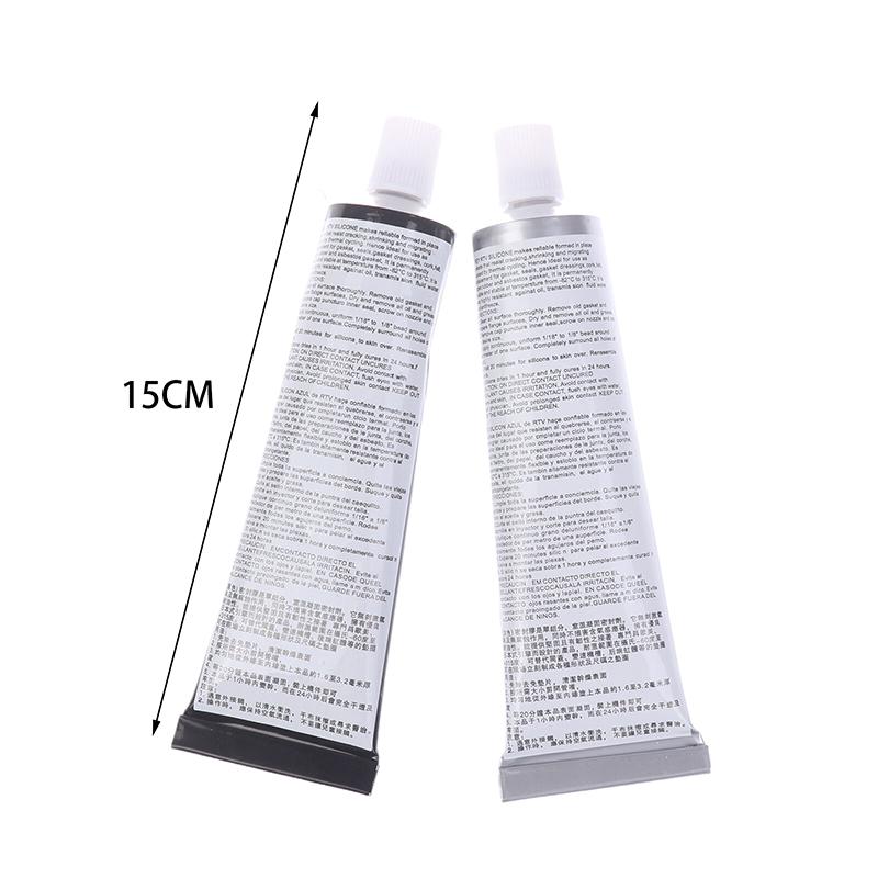 1 шт. автомобильный герметик RTV силиконовый прокладочный материал 3+3 черный высокотемпературный герметик маслостойкий для двигателей автомобильный герметик