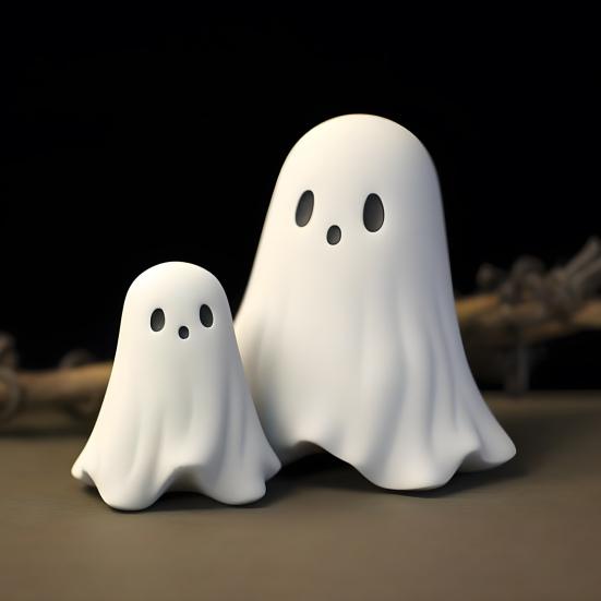 Привидение Орнамент Жуткий Средний Палец Привидение Украшение Хэллоуин Статуэтка Ужас Праздничная Атмосфера Фигурка