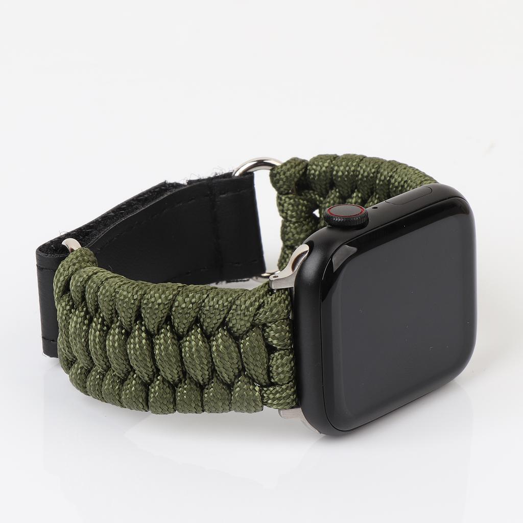 Ремешок для Apple Watch Band Ultra 49 мм 9 8 7 45 мм 41 мм Спортивный ремешок для наручных часов iWatch Series SE 6 5 4 3 44 мм 42 мм 40 мм Нейлоновая веревка