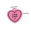 50pcs Heart Shaped Cards Valentine's Day Tags Hanging Decoration DIY Crafts Cake Decor Tag Pink Paper Packaging Decoration Tags