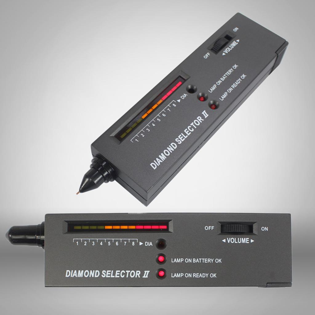 Селекторы для ювелирных изделий Тестер драгоценных камней Инструмент LED Электронные драгоценные камни Ручки Тестеры Профессиональный инструмент Рубиновый камень