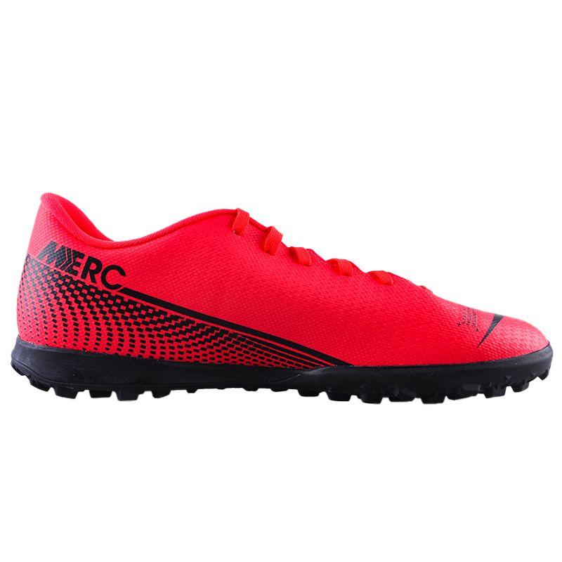 Nike Футбольные бутсы Mercurial Vapor 13 Club с низким верхом TF Унисекс Футбольные бутсы Красные Черные AT7999-606