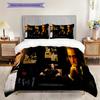 Power Loyalty Godfather Three-piece set (1 * duvet cover + 2 * pillowcase, without core) 2D Flat Duvet cover and pillowcase Bedding set