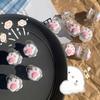 Mini Hair Clips Non-Slip Resin Cute Cats Paw Hair Claws Lovely Small Hair Clamps Ponytail Decoration Trendy Hair Prop